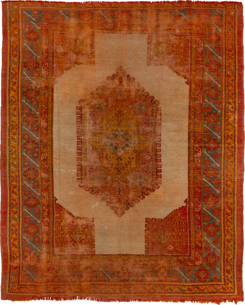 Vintage Oushak Area Rug (8' x 9')